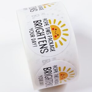 500pcs Easy Peal Fun Sticker | Thank you Sticker | Label